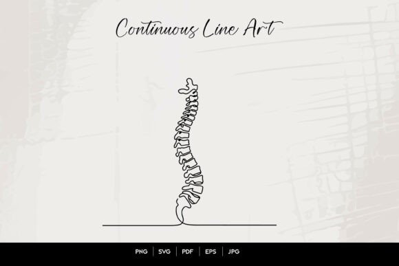 A Designer's Eye on Spine Line Art Illustration