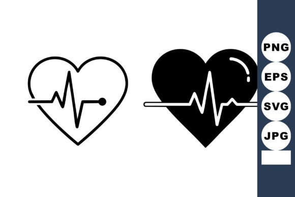 A Designer’s Review: The Heartbeat Electrocardiogram Icon Set