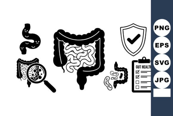 A Digestive System Design for Embroidered Wellness
