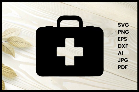 A Practical Review of the First Aid Kit Silhouette Vector