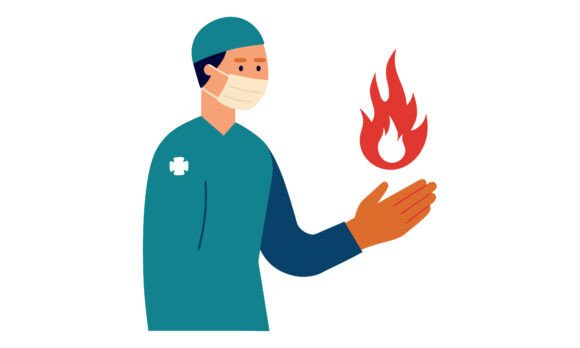 A Professional Designer's Take on the Medical Professional Holding Vector