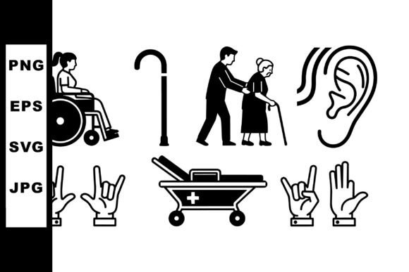 An Accessible Care Icon Set for Embroidered Projects