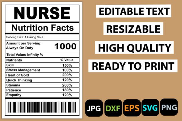 Celebrating Nurses with Nurse Life Nutrition Facts