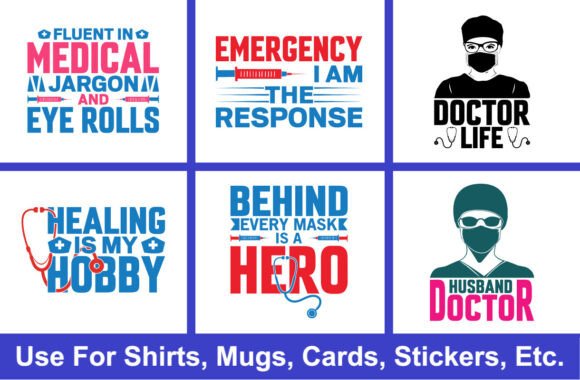 Doctor Nurse Tshirt Design Bundle: A Versatile Embroidery Asset