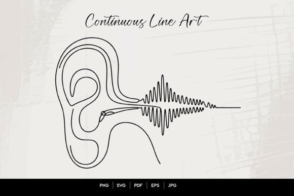 Evaluating an Ear Sound Wave Design for Embroidery Projects