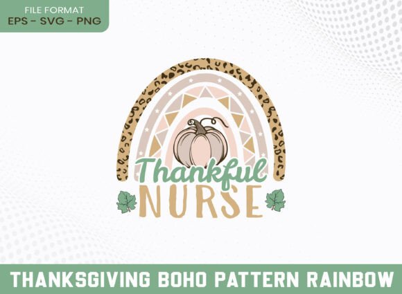 Evaluating the Thankful Nurse Boho Rainbow Embroidery Design