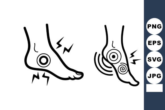Foot Pain Illustration Review for Embroidery Projects