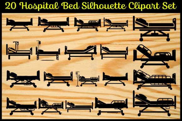 Hospital Bed Silhouettes: A Designer's Review for Embroidery Projects