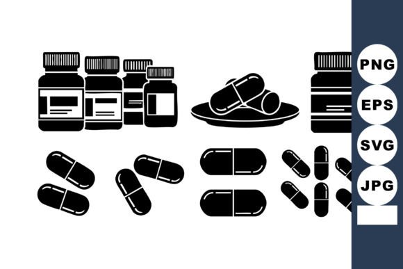 Medicine Bottles Capsules Icons: A Designer's Practical Review